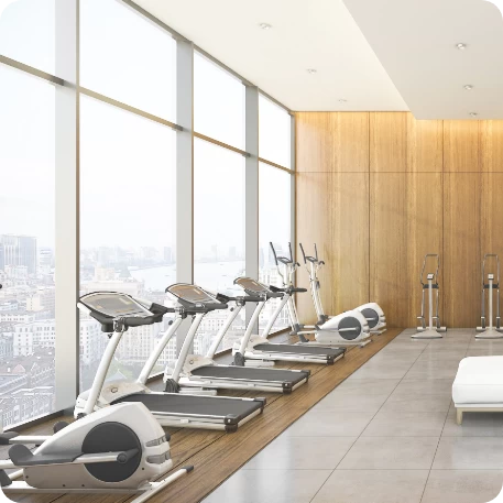 phòng gym biệt thự hoàng lan